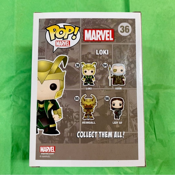 Funko Pop! Vinyl Marvel Loki Black & White Hot Topic Exclusive - Picture 6 of 7